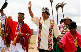 ”Nuestro sitio sagrado (Tiwanaku) servirá para la histórica ceremonia a realizarse un día antes de la asunción oficial en la Asamblea Legislativa”