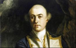  El Vice Almirante John Byron durante la circunnavegación reclamó las Falklands en nombre de la Corona