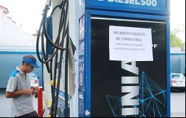 Según la empresa controlada por el estado argentino, 8 de cada 10 estaciones de servicio en Mendoza están desabastecidas 