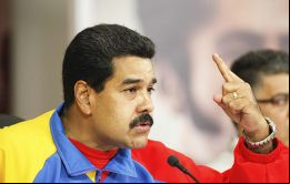 “Desde ya les damos la bienvenida y desde ya el pueblo de Venezuela los repudia, los rechaza”, bramó Maduro