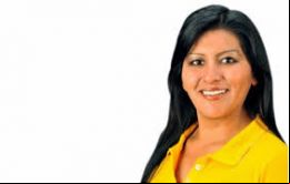 Soledad Chapetón, una educadora de 34 años y aymará quebró la hegemonía del partido de Morales en El Alto, uno de sus bastiones electorales