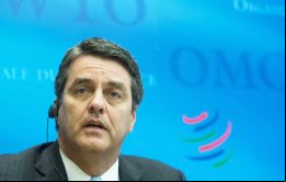 Brasil, como muchos países de Sudamérica, sufrieron con la caída de los precios de las materias primas, afirmó el director general de OMC, Azevêdo.
