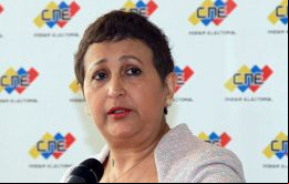Tibisay Lucena dijo que la CNE se encuentra concentrado en los procesos pre electorales, entre ellos las primarias
