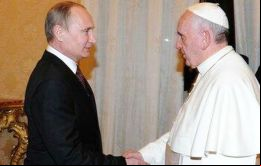 Putin será recibido en el Vaticano por el Papa el próximo 10 de junio, indicó un portavoz del Vaticano. Se trata del segundo encuentro entre Putin y el Papa