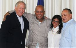 La canciller venezolana Rodríguez y Cabello, presidente de la Asamblea Nacional se reunieron con Thomas Shannon en la embajada de EE.UU. en Haití 