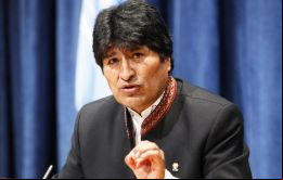 “El hermano Papa dijo que hay tres temas pendientes en América Latina y el Caribe: Puerto Rico, Malvinas y el mar para Bolivia”, indicó Morales 