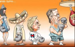 La caricatura el diario de Miami que sintetiza los excesos verbales del magnate neoyorkino 