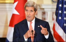 “No sé lo que pasará en un futuro, pero por el momento, eso no forma parte de la conversación por nuestra parte”, dijo Kerry 