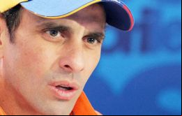 “Voy con el planteamiento de la observación electoral, y también expondremos la situación de los derechos humanos y económicos”, dijo Capriles 