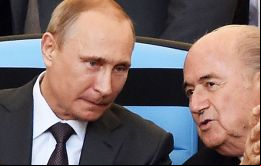 Blatter merece ganar el premio Nobel. Los grandes dirigentes deportivos, como el presidente de la FIFA merecen el mayor de los reconocimientos dijo Putin