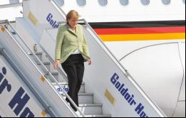 Merkel llega miércoles por la noche para una visita de 24 horas y será recibida por Rousseff, con una “cena de trabajo” en el Palacio de la Alvorada