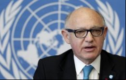 El Canciller Héctor Timerman mantuvo un encuentro con el Presidente del Comité Internacional de la Cruz Roja, Peter Maurer en Nueva York.