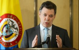 “Hagamos ese esfuerzo para que de aquí al 31 de diciembre podamos, por ejemplo, terminar el punto cinco, el del fin del conflicto” señaló Santos 