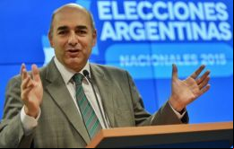Tullio está en el centro de la polémica política por el escandaloso retraso en la difusión de los resultados electorales, cerca de seis horas, en la primera vuelta