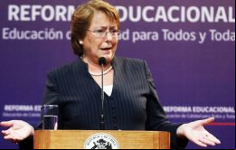 “Algunos quieren impedir que cumpla mi palabra; no me conocen. Quieren frenar la gratuidad, no lo van a lograr”, señaló enfática Bachelet