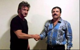Penn escribió que el capo le dio un gran abrazo cuando se conocieron en algún sitio selvático, y que obtuvo siete horas de entrevistas presenciales y telefónicas 