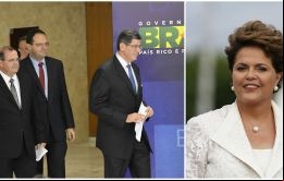 La reunión fue encabezada por Dilma Rousseff junto al ministro de Hacienda, Nelson Barbosa, y el presidente del Banco Central, Alexandre Tombini