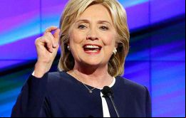 “Estoy tan emocionada de venir a Nuevo Hampshire después de ganar en Iowa”, dijo Clinton al inicio de un evento en Nashua, en Nuevo Hampshire