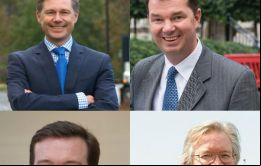 David Morris MP, Conservador;  Guy Opperman MP, Conservador; Chris Matheson MP, Laborista y MP Peter Dowd, Laborista  