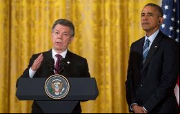 “La paz será el broche de oro del Plan Colombia y el comienzo de un nuevo capítulo de colaboración y amistad entre nuestras dos naciones”, sostuvo Santos