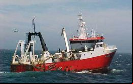 El equipo de doce científicos se encuentra trabajando a bordo del buque pesquero Erin Bruce, propiedad de la empresa Wanchese Argentina S.R.L.