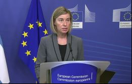 Hemos decidido hoy que tendremos una misión de promoción de empresas de la UE en Argentina en la segunda mitad de este año, anunció Federica Mogherini