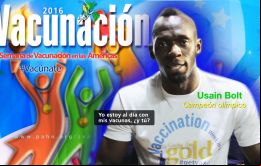El medallista olímpico Usain Bolt apoya la iniciativa que lleva el lema: “Vamos por el oro. Vacúnate” 