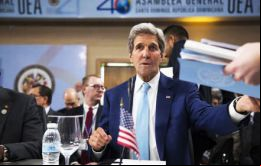 “Hemos acordado mantener un diálogo inmediatamente que funcione, sea en continuación de las conversaciones que Shannon en Caracas”, afirmó Kerry