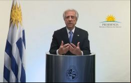 Las medidas sanitarias que hemos implantado han sido expresamente reconocidas como legítimas, dijo en cadena nacional el presidente Tabaré Vázquez 
