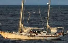 La Sanmartiniana fue descubierto al garete en la zona exclusiva de las Falklands por una patrulla de conservación pesquera de las Islas 