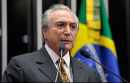 Temer confiado en la recuperación de Brasil, casi en vísperas del próximo jueves, cuando el Senado inicie la fase final del juicio político que enfrenta Rousseff