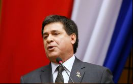 El presidente paraguayo Horacio Cartes, del Partido Colorado, no aspira a ser reelecto mediante una reforma constitucional que lo haga posible.