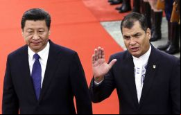 Xi iniciará su gira en Ecuador, que recibe por primera vez la visita oficial de un presidente chino. Firmará con Correa nuevos acuerdos de cooperación