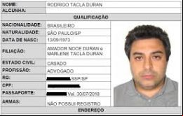 Según varios medios brasileños, se trata de Rodrigo Tacla Duran y fue detenido el viernes.