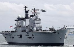 El HMS Illustrious inició su último viaje