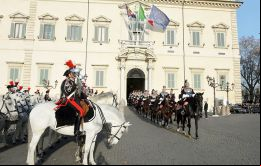 Los grandes partidos desfilarán por el Quirinale, la sede de la presidencia italiana, el sábado. 