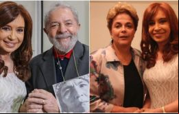 La ex presidente argentina Cristina Fernandez se reunió en San Pablo con los también ex mandatarios locales Luiz Inacio Lula Da Silva y Dilma Roussef para analizar los acontecimientos en la región
