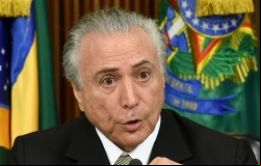 Brasil tiene prisa y yo también”, declaró Michel Temer en un mensaje de renovada esperanza” e insistió en que se está tomando medidas para impulsar el crecimiento.