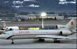 Un Tupolev 154 de la Fuerza Aérea Rusa se estrelló en el Mar Negro en su camino a Siria después de una parada de tanque en el aeropuerto Adler de Sochi