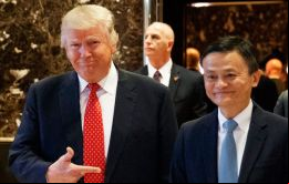 Jack y yo vamos a hacer algunas cosas magníficas, dijo el presidente electo tras reunirse con Jack Ma en el Trump Tower, Manhattan.