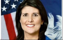  La votación a favor de la gobernadora Haley como embajadora ante ONU fue de 96 senadores y tan sólo cuatro en contra