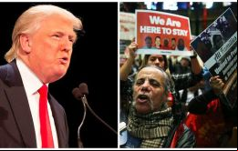  “Para ser claro, no se trata de una prohibición que apunte a los musulmanes, como los medios informan falsamente”, expresó Trump. 