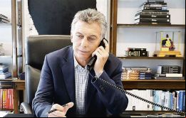 Macri recibió el llamado de su par en su despacho de la Residencia Presidencial de Olivos. El diálogo fue muy cordial y de mucha cercanía entre ambos.