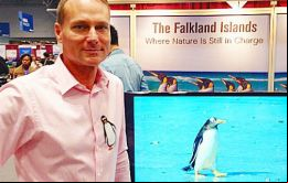 Tony Mason, ex CEO de la Falklands Tourist Board y ahora de  LATA 