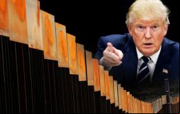 El muro fue el estandarte de las promesas electorales de Trump en materia migratoria y levantó fuerte polémica en México