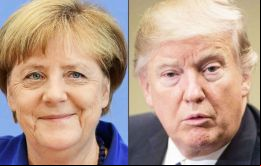 Merkel destacó la importancia de hablar con el otro, no sobre el otro y de entablar un diálogo directo, tras varios os telefónicos con Trump.