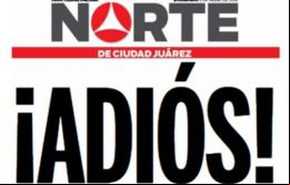 En una carta de despedida, en la tapa del diario dominical bajo el título “Adiós”, atribuye el cierre a la falta de garantías para ejercer el periodismo crítico.