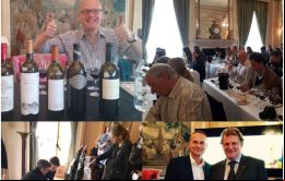  Tim Atkin, MW. Tony Mason, CEO LATA y el Embajador Carlos Sersale di Cerisano