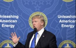 Trump dijo que el oleoducto aumentará las exportaciones de energía de Estados Unidos y que debajo del muro.