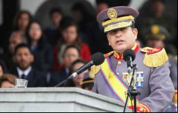 El Jefe del Ejército destacó los cambios que se han producido desde que Moreno asumió el poder y que fueron recibidos, dijo, con agrado por la institución